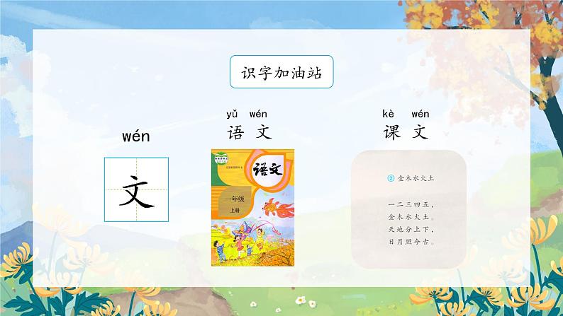 部编版小学语文一年级上册《语文园地二》（课件）第4页