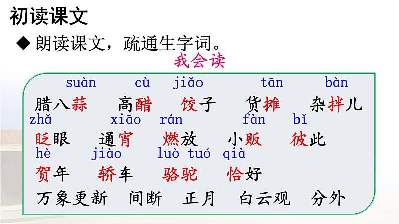 统编6年级语文下册 第一单元 1 北京的春节 PPT课件05