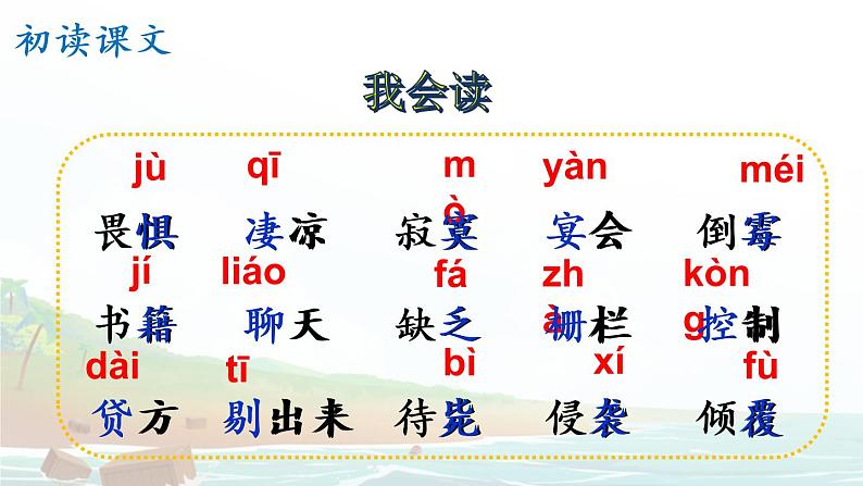 统编6年级语文下册 第二单元 5 鲁滨逊漂流记（节选） PPT课件第7页