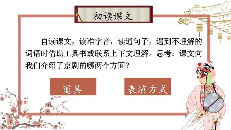 统编6年级语文上册 第七单元 24 京剧趣谈 PPT课件06