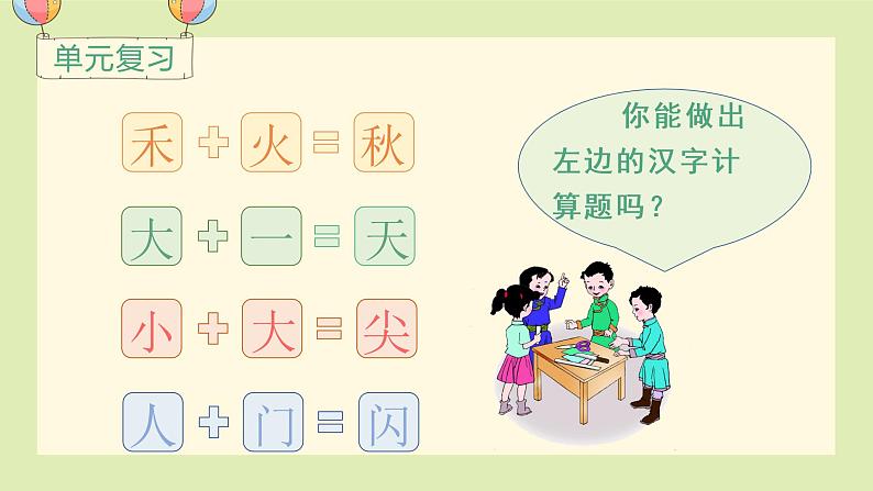 小学语文一年级上册（教学课件）语文园地四第2页