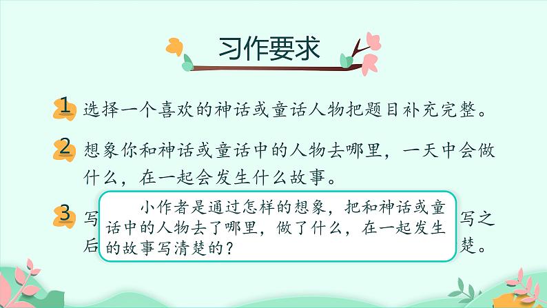 四年级上册语文人教部编版 习作：我和__过一天  课件05