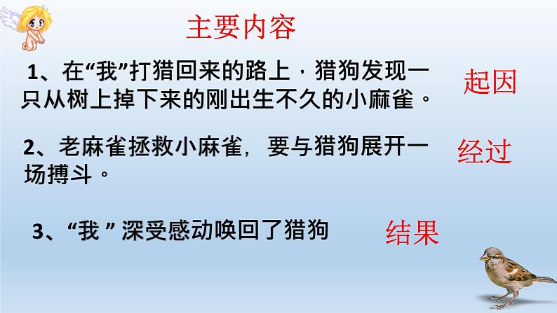 四年级上册语文人教部编版 16.麻雀  课件05