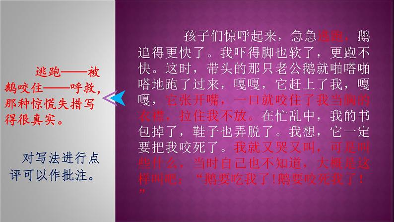 四年级上册语文人教部编版 学习用批注的方法阅读  课件06