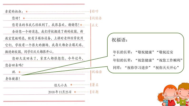 四年级上册语文人教部编版 习作：写信  课件第8页