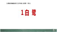 小学语文人教部编版五年级上册1 白鹭授课课件ppt