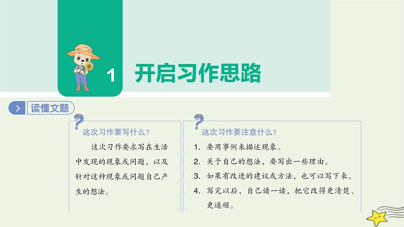 部编版小学三年级语文上册第七单元我有一个想法同步作文课件05