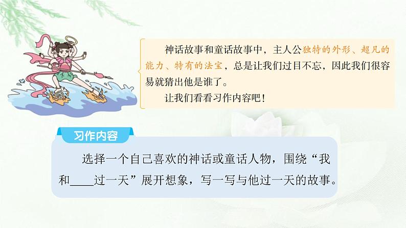 部编版小学四年级语文上册第四单元我和_____过一天同步作文课件第4页