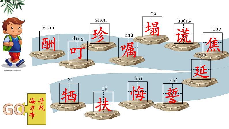 五年级上册语文人教部编版 9.猎人海力布  课件05