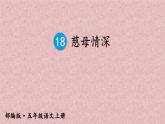 五年级上册语文人教部编版 18.慈母情深  课件
