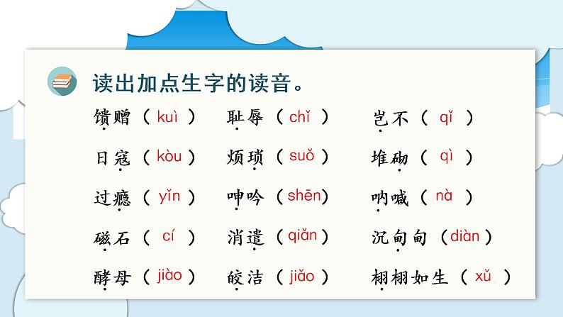 五年级上册语文人教部编版 第八单元复习  课件第3页