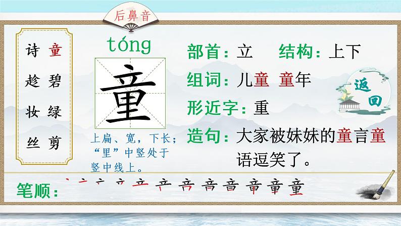 1 古诗二首（生字讲解）第4页