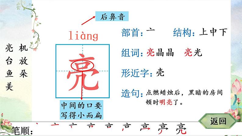 13 荷叶圆圆（生字讲解）第3页