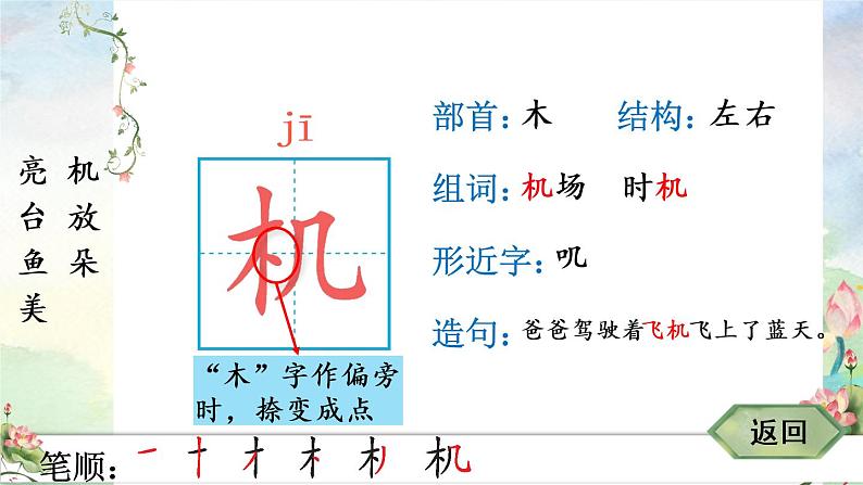 13 荷叶圆圆（生字讲解）第4页