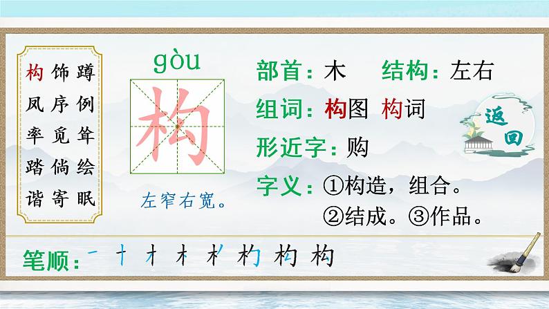 2 乡下人家（生字讲解）第3页