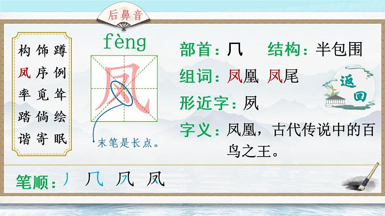 2 乡下人家（生字讲解）第6页