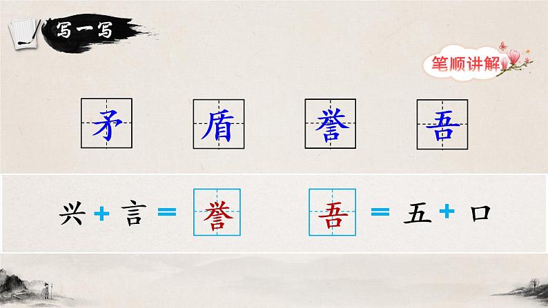 15《自相矛盾》课件PPT+生字课件+教案+音视频素材（含课文朗读）06
