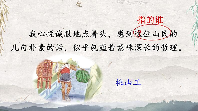 25 挑山工【教案匹配版】推荐❤第7页