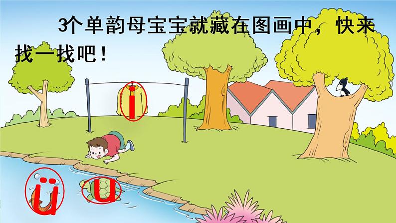 汉语拼音2《i u ü y w》课件PPT+教案+音视频素材05