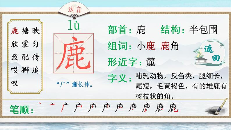 7 鹿角和鹿腿 课件PPT+音视频素材（送生字课件+教案）03