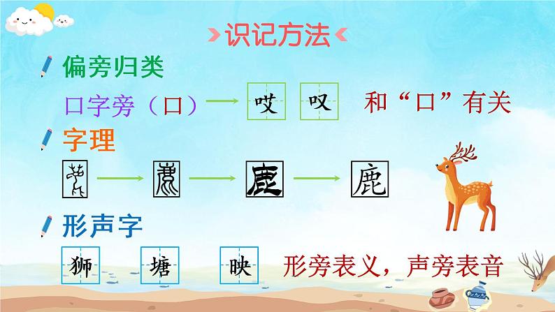 7 鹿角和鹿腿 课件PPT+音视频素材（送生字课件+教案）06