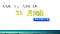 小学语文人教部编版六年级上册23 月光曲课文内容ppt课件