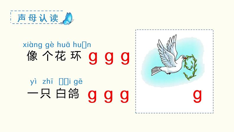 部编一年级语文上册第二单元汉语拼音  g k h课件06