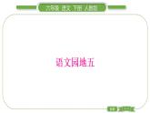 人教版六年级语文下第五单元语文园地五习题课件