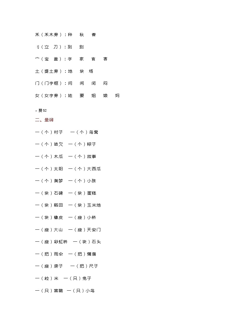 小学语文必须要掌握的字、词及练习汇总第2页