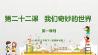 人教部编版三年级下册22 我们奇妙的世界教案配套课件ppt
