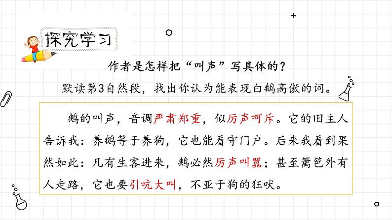 《白鹅》第二课时（教案匹配版）第4页