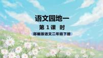 小学语文人教部编版二年级下册语文园地一精品课件ppt