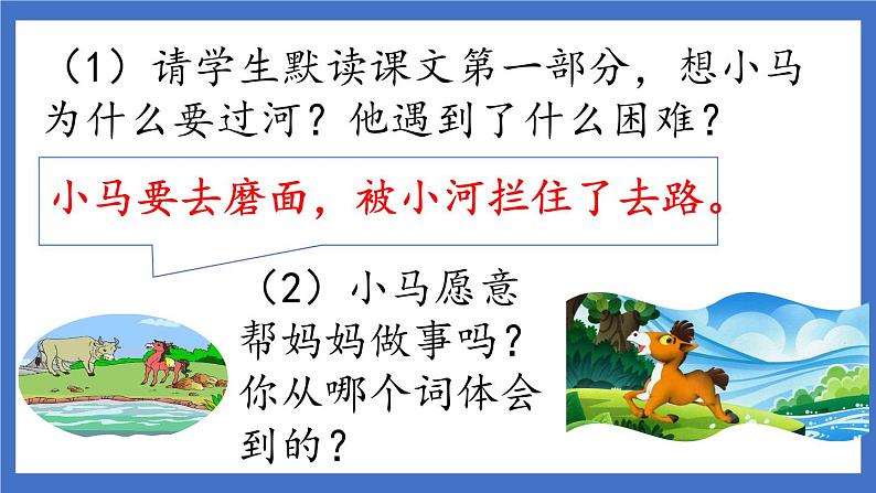 14《小马过河》课件+教案+练习+素材06