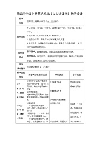 小学语文人教部编版五年级上册25 古人谈读书教学设计