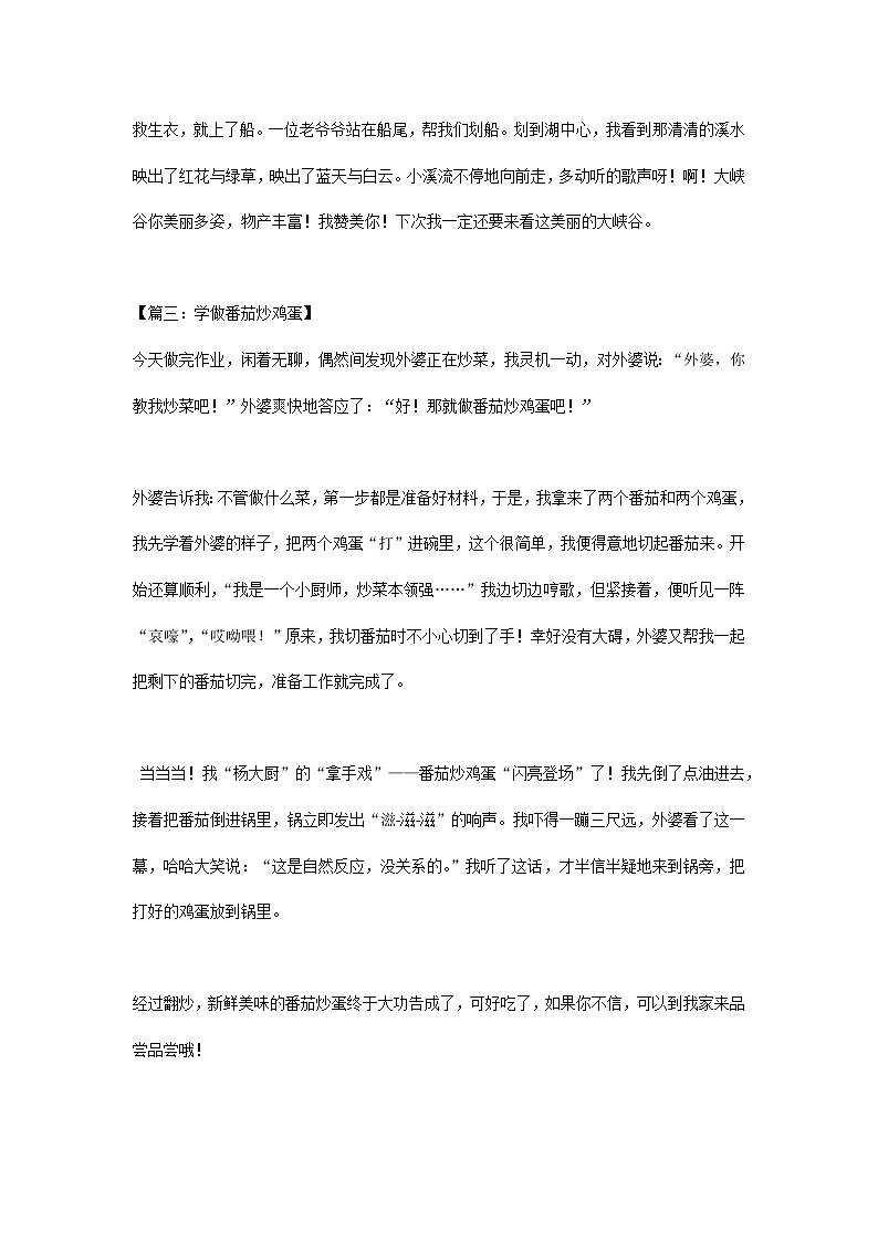 小学语文二升三年级《暑假日记》优秀范文第2页