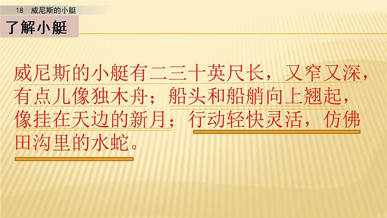 小学语文人教部编版（五四制）五年级下册 第六单元 18 威尼斯的小艇 第2课时 配套课件04