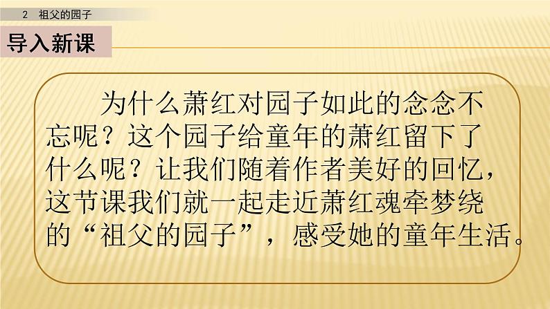 小学语文人教部编版（五四制）五年级下册 第一单元 3 祖父的园子 第一课时 配套课件2第4页