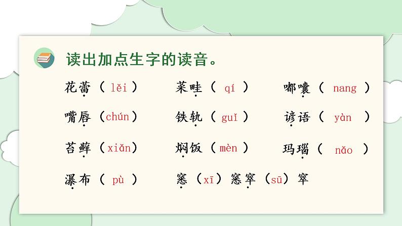 部编版语文六年级上册第五单元（复习课件）第3页