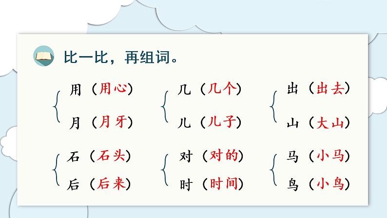 部编版语文一年级上册第八单元（复习课件）08