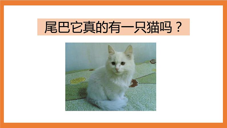 统编版3下语文 第5单元 习作例文：尾巴它有一只猫 课件第4页