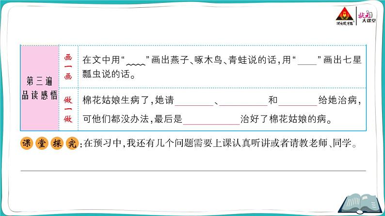 部编版语文一年级下册19 棉花姑娘 课件04