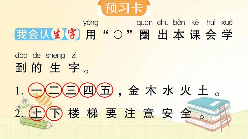 部编版语文一年级上册 2 金木水火土  课件第2页