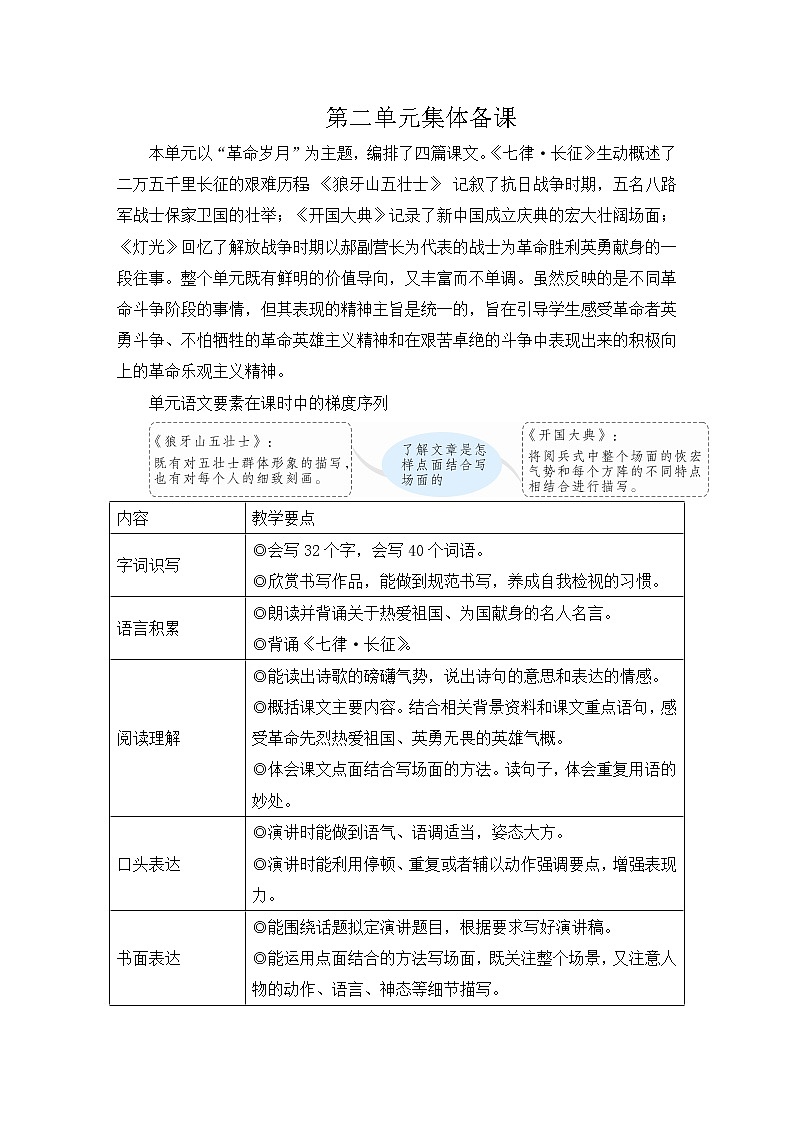 六上 5 七律·长征 教案01