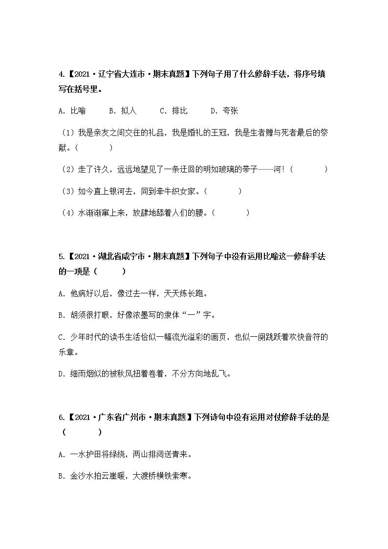专题08 写作手法（原卷版）第2页
