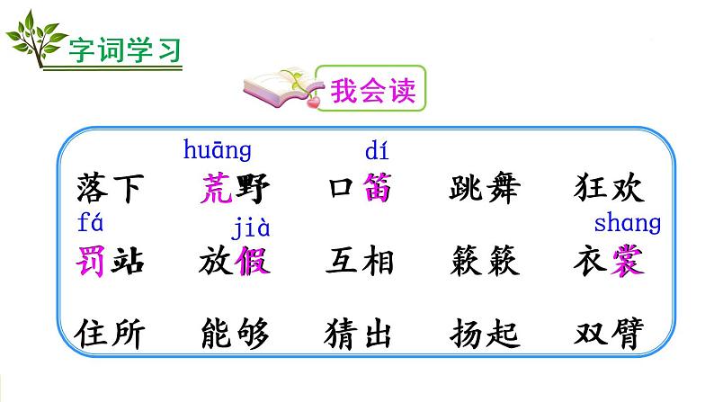 部编版 / 三年级上册花的学校PPT04