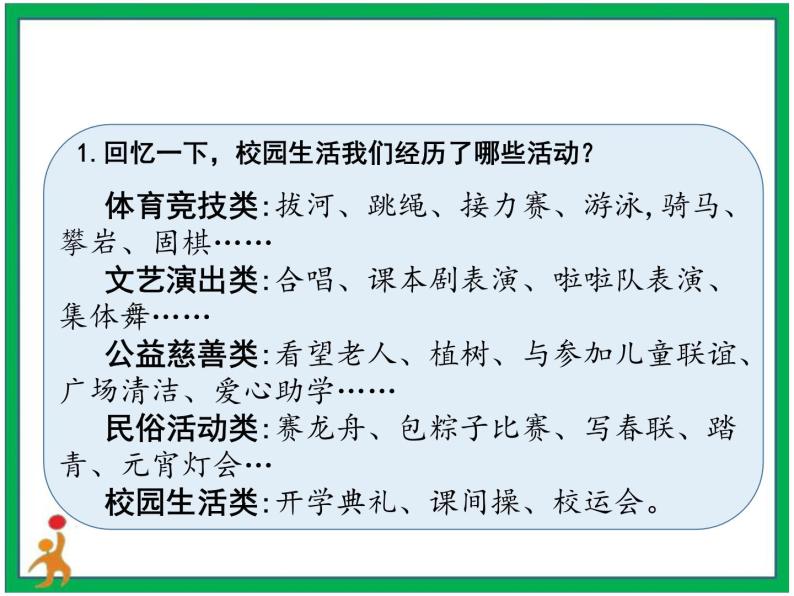 语文六年级上册习作:多彩的活动评优课ppt课件-教习网|课件下载