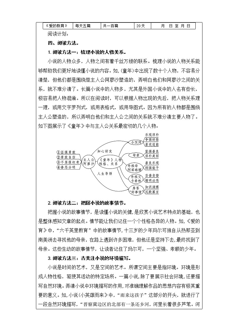 第四单元《快乐读书吧：笑与泪，经历与成长》教案第3页