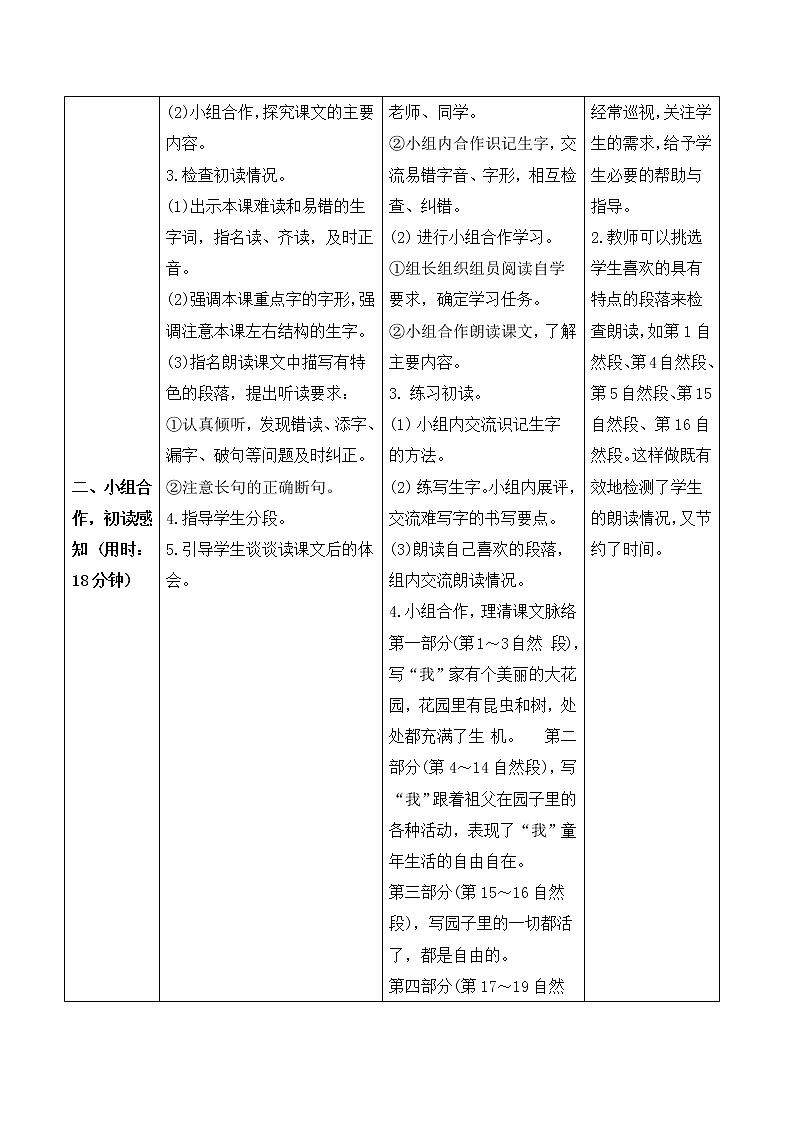 部编五语下  第一单元 第二课 2.祖父的园子 PPT课件+教案02