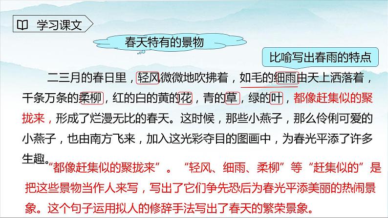 人教版部编版三年级语文下册燕子第二课时PPT课件第8页