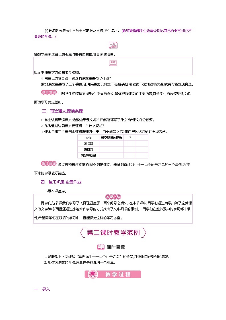 人教版六年级下册第五单元——第十五课《真理诞生于一百个问号之后》【PPT+教案】03